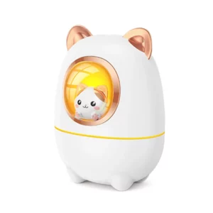Cartoon Kitty Air Humidifier Diffuser Aroma Essential Oil Perfume With Night Light Room Plant Bedroom Cute Silent USB Power - Image 6