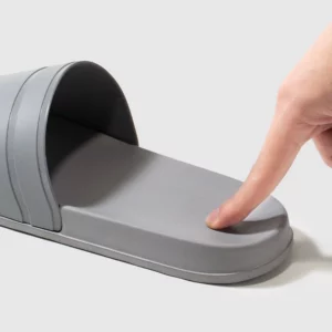 2024 New Summer Men's Solid Home Slides Casual Non Slip Open Toe Slides For Indoor Walking And Bathroom Shower - Image 4