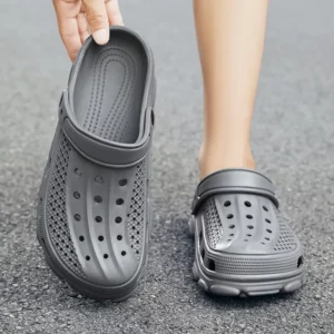 Pallene Fashion Clogs For Men EVA Light Hole Garden Shoes Outdoor Male Beach Sandals Home Bathroom Shoe Unisex Casual Slides - Image 3