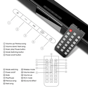 Bluetooth 3D Surround Speaker Home Theater Sound System Computer Soundbar For TV Subwoofer Wired Stereo Strong Bass - Image 3