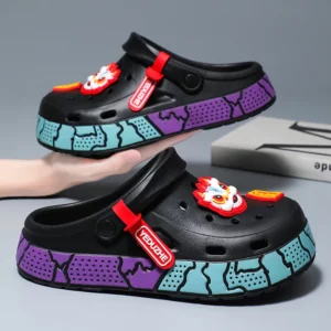 EVA Shoes Men Sandals Summer Cartoon Home Slippers Men Clogs Outdoor Not Slip Platform Beach Sandals Men Slippers Garden Shoes - Image 3