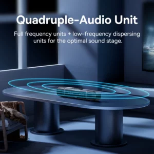 Baseus DS10 Desk Mini Soundbar Speaker Bluetooth 5.3 Triple-Mode Audio 3D Soundscape Surround SubwooferSound Box for Laptop PC - Image 5