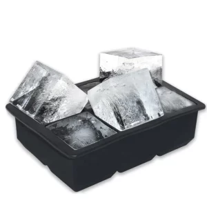 4/6/8/15 Grid Big Ice Tray Mold Box Large Food Grade Silicone Ice Cube Square Tray Mold Diy Bar Pub Wine Ice Blocks Maker Model - Image 3