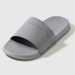2024 New Summer Men's Solid Home Slides Casual Non Slip Open Toe Slides For Indoor Walking And Bathroom Shower - Image 3
