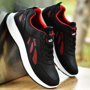 2024 summer new leather non-slip waterproof sports shoes walking shoes all casual fashionable shoes men's running shoes - Image 5