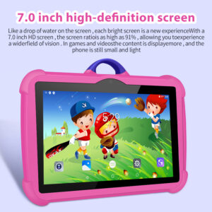 New Cartoon Pattern Kids Tablet 7 Inch Quad Core 4GB RAM 64GB ROM Android Learning Education Games Tablets Children's Gifts - Image 4