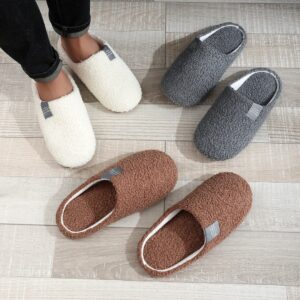 Couples Home Slippers Soft Fur Slippers Warm Indoor Flat Slides Nonslip Cotton Shoes Bedroom Light Slience Flats Floor Shoes - Image 6