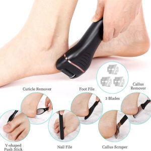 Electric Callus Remover Professional Pedicure Feet Tools Waterproof Foot Care Tools Foot File Hard Skin Remover USB - Image 2