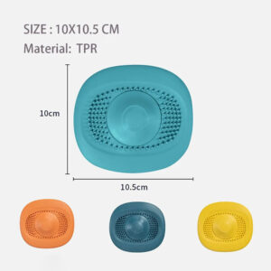 Silicone Anti-blocking Bathtub Stopper for Bathroom Floor Drain Shower Sink Kitchen Household Strainer Tools - Image 6