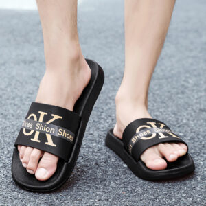 Summer Men Fashion Slippers Indoor Home Slides Bathroom Shoes Comfortable Soft Outdoor Sandals Clogs Beach Slippers Flip Flops - Image 4