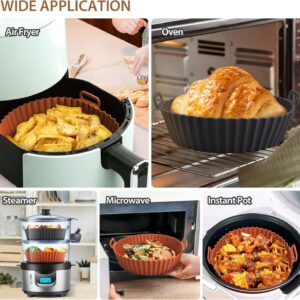 Airfryer Silicone Basket Reusable Baking Tray Silicone Mold for AirFryer Pizza Fried Chicken Basket Air Fryer Liners Accessories - Image 7