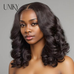 Body Wave 4x4 Transparent Lace Front Bob Wig 13x4 Human Hair Wigs 180 Short LooseBody Wave TPart Lace Frontal Bob Wigs For Women - Image 7