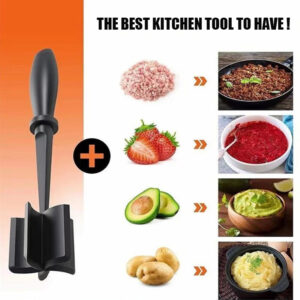 New Household Kitchen Meat Chopper Handheld Meat Grinder Mixing, Grinding and Pounding Spatula Meat Mashing Machine Kitchen Tool - Image 6