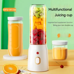 Portable Wireless Blender Electric Fruit Juicer Machine For Orange Ice Crushing 10 Blade Auxiliary Food Machine 1500mA Mixer - Image 6