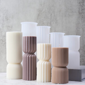 Nordic Style Cylindrical Candle Silicone Mold Aromath Candles Soap Making DIY Plaster Resin Craft Casting Molds Home Table Decor - Image 3