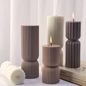 Nordic Style Cylindrical Candle Silicone Mold Aromath Candles Soap Making DIY Plaster Resin Craft Casting Molds Home Table Decor - Image 6