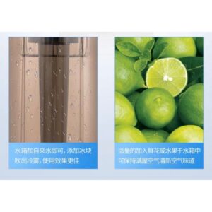 Home appliance factory 16 inch remote control air cooling humidifier mist fan water tank accessories - Image 2