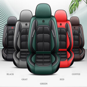 1pc PU Leather Universal Fit Car Seat Cover Protector Mat with Soft Cushion Full Package Seat Cover Auto Interior Accessories - Image 5