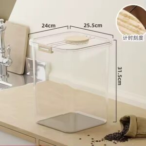 Transparent Rice Bucket For Household Useinsect-proof And Moisture-proof Storage Box For Rice Container - Image 5