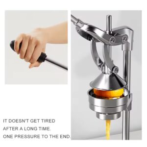 Wholesale Price Fruit Press Manual Juicer 304 Stainless Steel Multi-Function Household Manual Citrus Juicer - Image 5