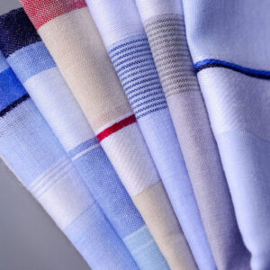 5Pcs/lot Square Plaid Stripe Handkerchiefs Men Classic Vintage Pocket Pocket Cotton Towel For Wedding Party 38*38cm Random - Image 4