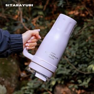 304 Stainless Steel Auto Cup Double Layer Vacuum Large Capacity Bingba Cup Outdoor Portable Thermos Cup with Handle Sports Cup - Image 5