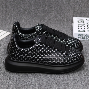 Hot selling high quality men's sports casual shoes black lace-up sneakers couples tennis sneakers women's white shoes - Image 7