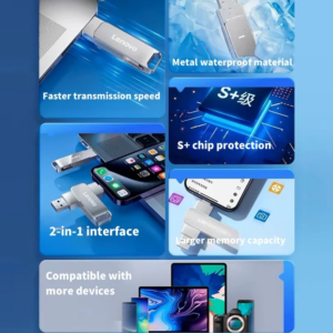 Lenovo 16TB USB 3.2 Flash Drives 2TB 1TB 4TB High Speed Transfer Metal Pendrive Memory Card Pen Drive Flash Disk For Phpne PC - Image 5