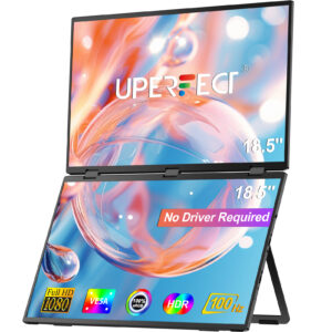 UStation Δ / Delta Plus Stacked Monitor No Drive Required Laptop Dual Screen Folding 18.5" With USB C Mini HDMI For PC Mac Phone - Image 6