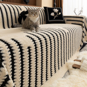 Vintage Plush Sofa living room sofas 4 Person Covers Chairs Covers 3-seater Armchair Sofa Cushions Protector Decorative - Image 4