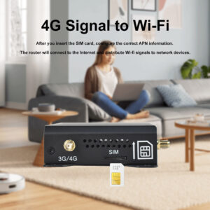 KuWFi 4G LTE Router 300Mbps Wireless WiFi Router 4pcs Detachable Antennas with WAN LAN RJ45 Port AP Repeater Mode SIM Card Slot - Image 4