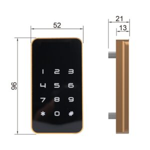 Smart Drawer Lock Touch Sensing Password Cabinet Lock for Sauna Gym Locker File Cabinet Storage Cabinet Fechadura Digital - Image 6