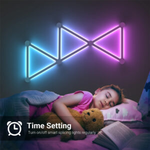 Splicing Light DIY Atmosphere Light RGB Smart Wall Light Voice Control Lamp for Esports Room Bedroom Bar Decoration Night Light - Image 7