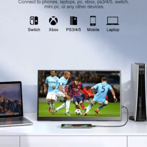 UPERFECT 18 UMax 18.5" Computer Monitor Portable 120hz Display FHD With Type C Mini HDMI VESA Swivel Lift Bracket For Laptop PC - Image 5