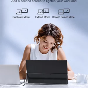 UPERFECT 18 UMax 18.5" Computer Monitor Portable 120hz Display FHD With Type C Mini HDMI VESA Swivel Lift Bracket For Laptop PC - Image 3
