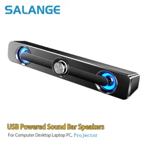 Salange Sound Bar Bluetooth USB Wired Speakers Bar Stereo Speaker For Projector PC Laptop Phone Computer 3.5mm Aux Speaker - Image 6