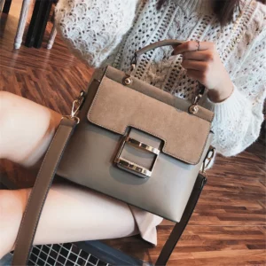 Women Bag Vintage Shoulder Bags 2021 New Buckle Matte Leather Handbags Crossbody Bags for Women Famous Brand Summer Style Sac - Image 1