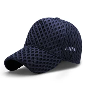 Big Bone Man Oversize Trucker Caps Cool Sun Hats Men Women Plus Size Hollow Out Baseball Caps M 56-60cm L 60-62cm - Image 2