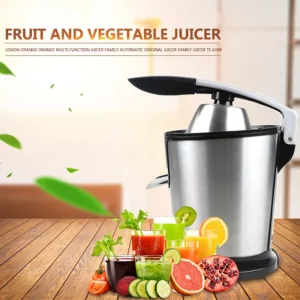 Stainless Steel Multi-Function Hand Press Juicer Electric Juice Machine Orange Juice Machine Lemon Dregs Juice Separation - Image 4