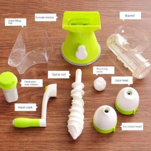 Household Small Manual Juicer Cup, Lemon Juice Squeezing Hand Cranked Original Juicer, Ice Cream Machine Juicer - Image 6