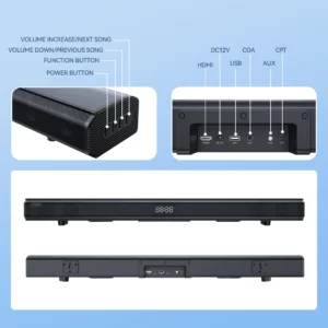 Oforui Bar Speaker TV Sound System Bluetooth Speaker Wireless subwoofer 70W Speaker Home Theater Speaker Portable Speaker - Image 3