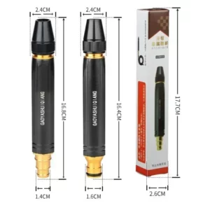 High-Pressure Water Gun Household Car Wash Water Black Car Wash Nozzle Diamond Water Watering Pipe Car Wash Gun - Image 4