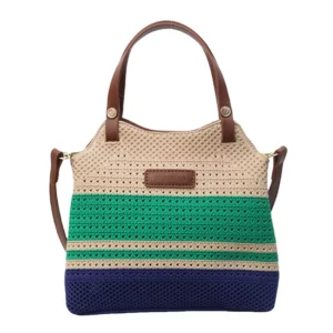 Fashion Woven Women's Handbag Brand Designer Wallet Contrasting Shoulder Bag 2024 Summer New Women Diagonal Shoulder Bag Travel - Image 6