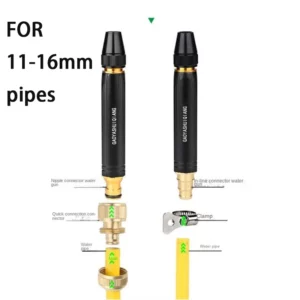 High-Pressure Water Gun Household Car Wash Water Black Car Wash Nozzle Diamond Water Watering Pipe Car Wash Gun - Image 6