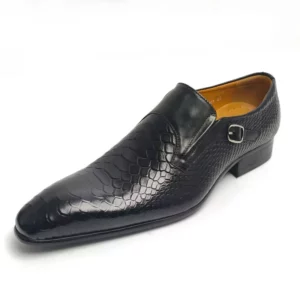 Fashions slip-on loafers buckle leather Shoe daily casual shoes men's Business Formal Office Shoes original designer British - Image 5