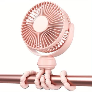 Xiaomi Mini Portable Stroller Fan Detachable 3 Speed ​​Rechargeable 360° Rotating Cooling Fan for Car Seat Baby Crib Travel - Image 2