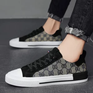 2024 Luxury Men Canvas Shoes Brand Sneakers Breathable Men's Vulcanize Shoes Designer Low Canvas Sneakers Men Skateboard Loafers - Image 5