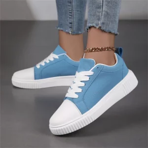 Simple Fashion Casual Shoes Women Men Platform Blue Basket Sneakers Lightweight Skateboarding Sports Shoes Men Vulcanize Shoes - Image 1