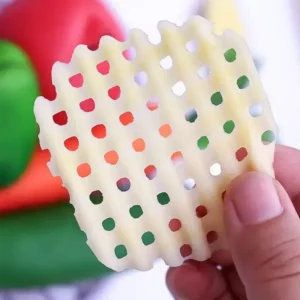 Potato Slicer Cut Potato Grid Artifact Grid Wipe Grid Knife Vegetable Cutter Wave Knife Cut Flower Knife Gadgets Accessories New - Image 4