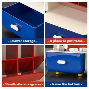 Large Capacity Pen Holder Multi Compartment Storage Desk Organizer Stationery Office Accessories Boxes Pencil Desktop School - Image 5